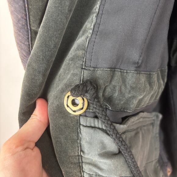 We the Free People Ada Quilted Jacket Small corduroy oversized boho retro Ikat - Picture 10 of 14